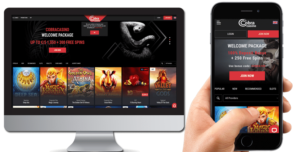 Cobra Casino App-Screenshot